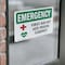 Signmission First Aid Kit AED Inside Cabinet With Symbol, 5 in W x Rectangle, Vinyl Decal OS-2PACK-EM-D-35-L-10369 - alternate 3